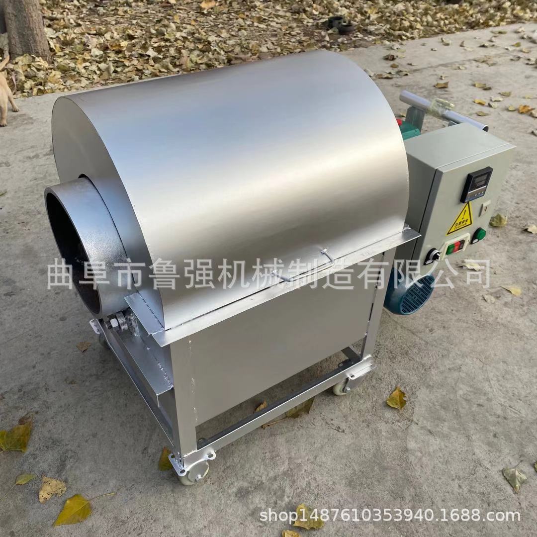 电加热自动滚筒瓜子花生炒货机
