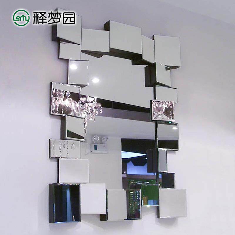 立体挂镜装饰镜/玄关镜/浴室镜/时尚镜子/化妆镜/欧式0061