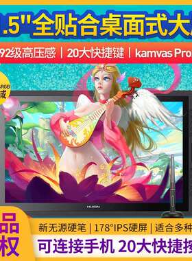 绘王KamvasPro22数位屏手绘屏绘图屏绘画手写屏液晶数位板手绘板