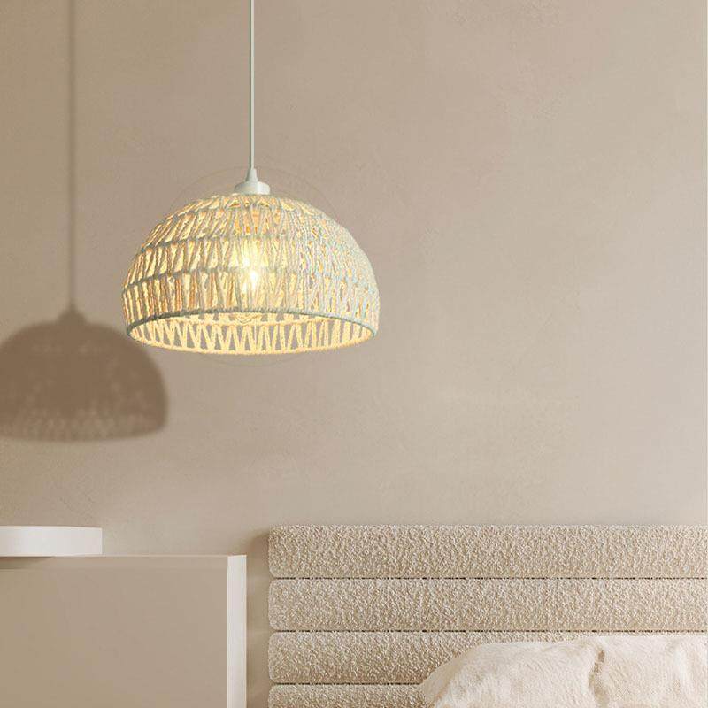 奶油原木风餐厅吊灯餐桌吧台灯复古民宿茶楼阳台卧室藤艺灯具,电子元器件市场,其它元器件,淘宝优惠券,粉丝福利购,淘宝优惠卷