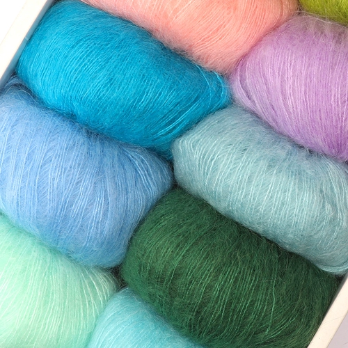 九色鸟 Плетеный детский набор материалов ручной работы, свитер, шарф, клубок пряжи, «сделай сам»