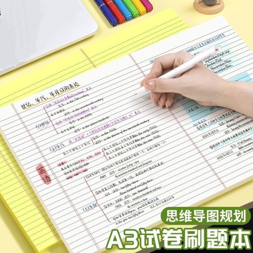 A3美式可撕拍纸本思维导图本