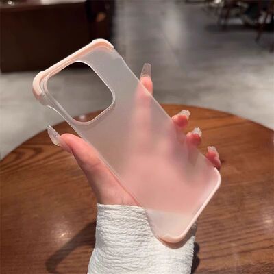 适用【硅胶无边框】半透明适用苹果16/15promax手机壳磨砂iPhone1