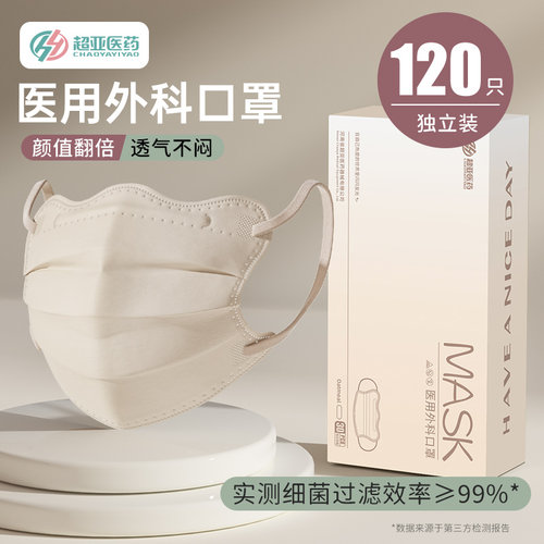 超亚蝶形口罩女高颜值医用外科