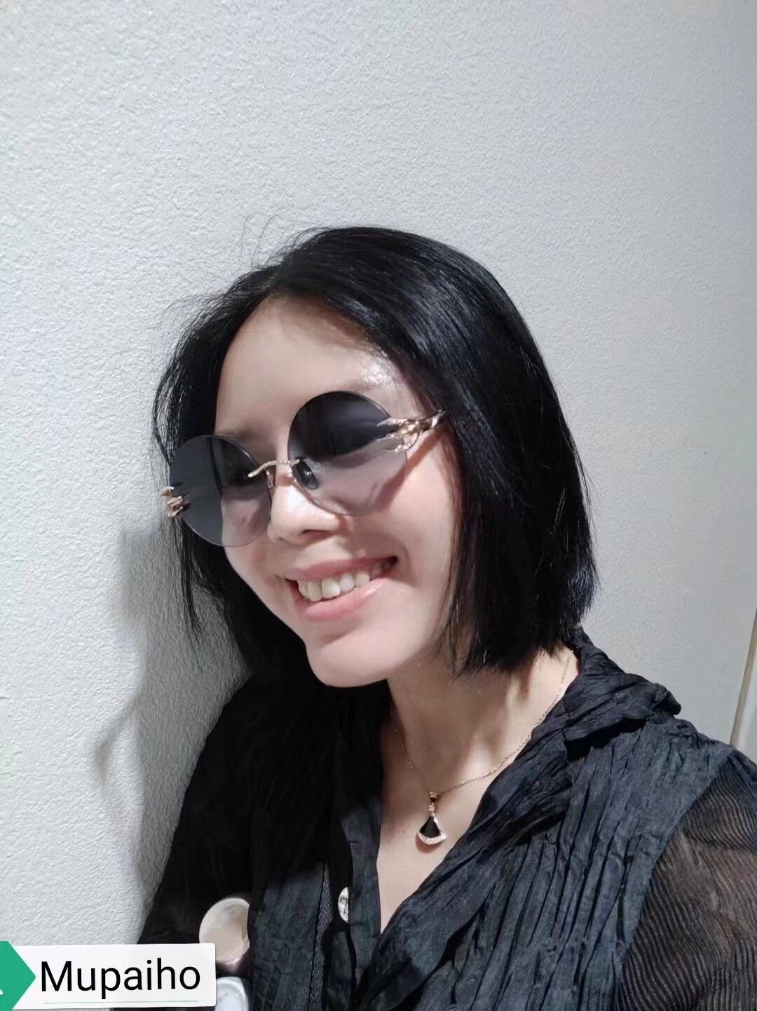 ANNAKARIN安娜卡琳卡尔松无框男女款纯钛鹰爪时尚街个性太阳眼镜