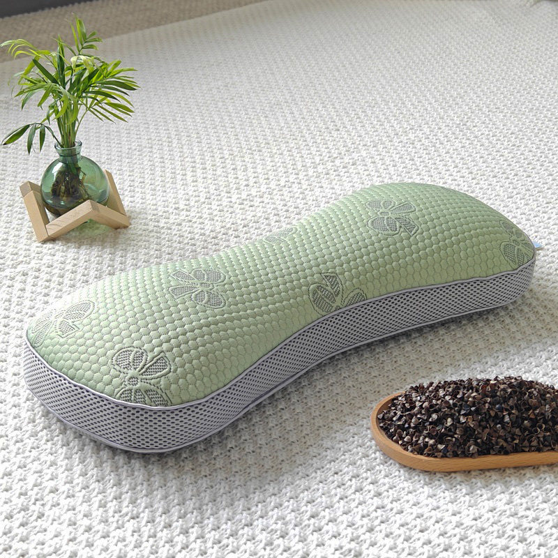 夏季凉枕荞麦颈椎枕圆枕头护颈椎睡觉专用圆柱枕助睡眠圆形牵引枕,床上用品,枕头/枕芯,淘宝优惠券,粉丝福利购,淘宝优惠卷