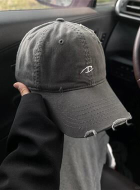 刺绣棒球帽子男女同款情侣款韩版百搭显脸小防晒鸭舌帽春夏新款潮
