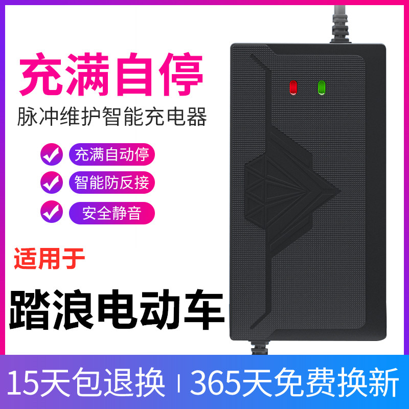 适用踏浪电动车电瓶车充电器48V12AH20ah60V72V30AH64V电车三轮车 电动车/配件/交通工具 电动车充电器 原图主图