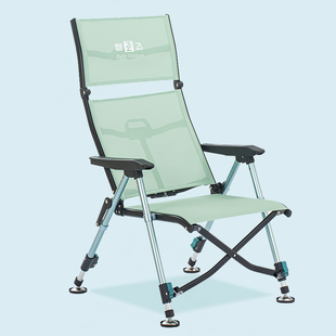 智飞2026新款竖折叠大钓椅钓鱼椅便携轻便渔具多功能铝合金钓鱼椅