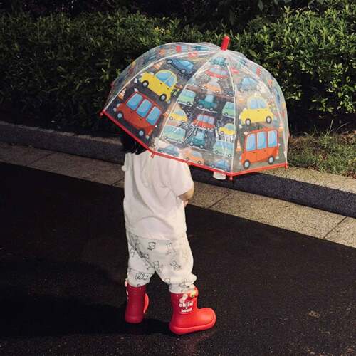透明网红新款儿童创意雨伞户外伞