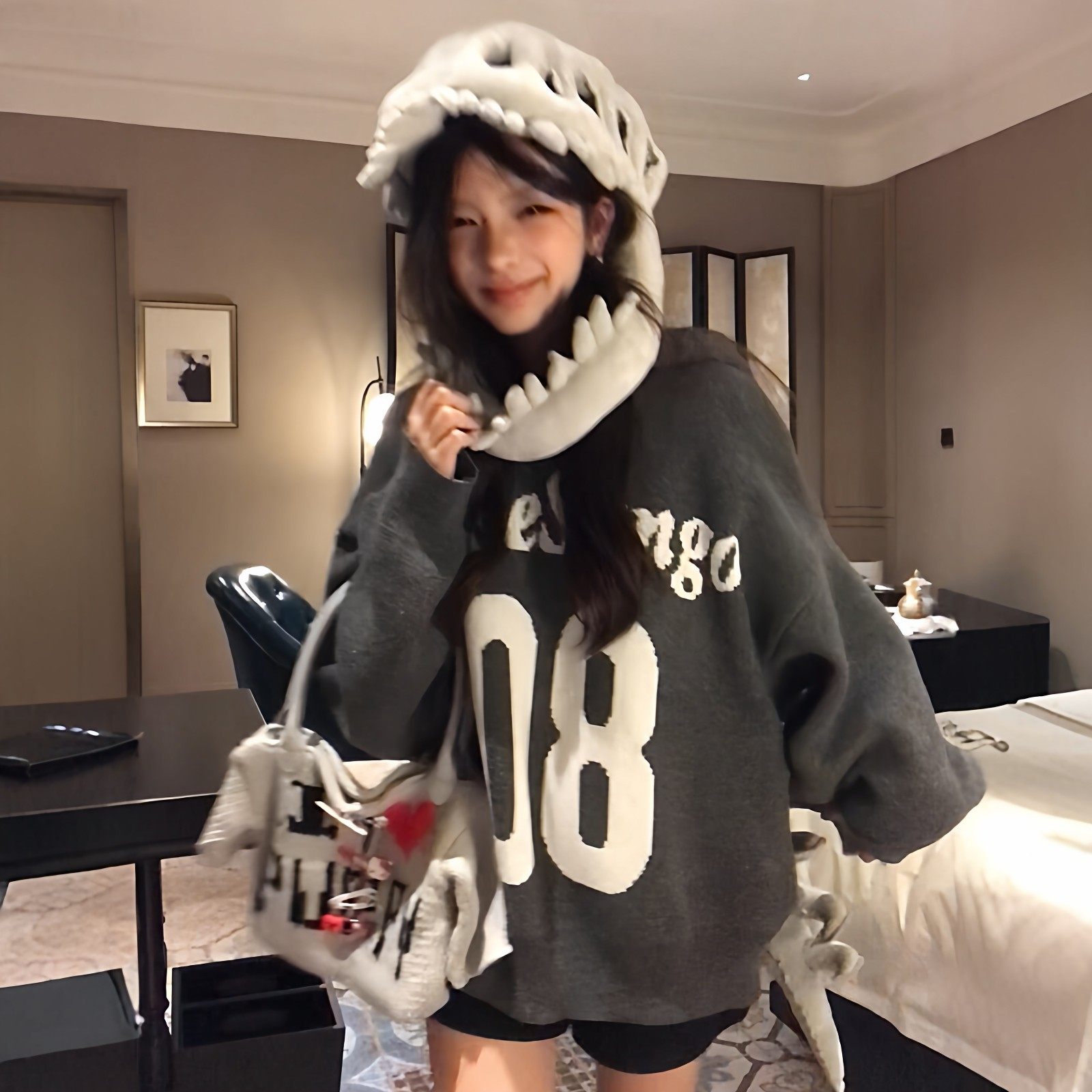 中华恐龙骨骼骨架模型头套拍照道具儿童成人cosplay恐龙造型装饰,服饰配件/皮带/帽子/围巾,帽子,淘宝优惠券,粉丝福利购,淘宝优惠卷