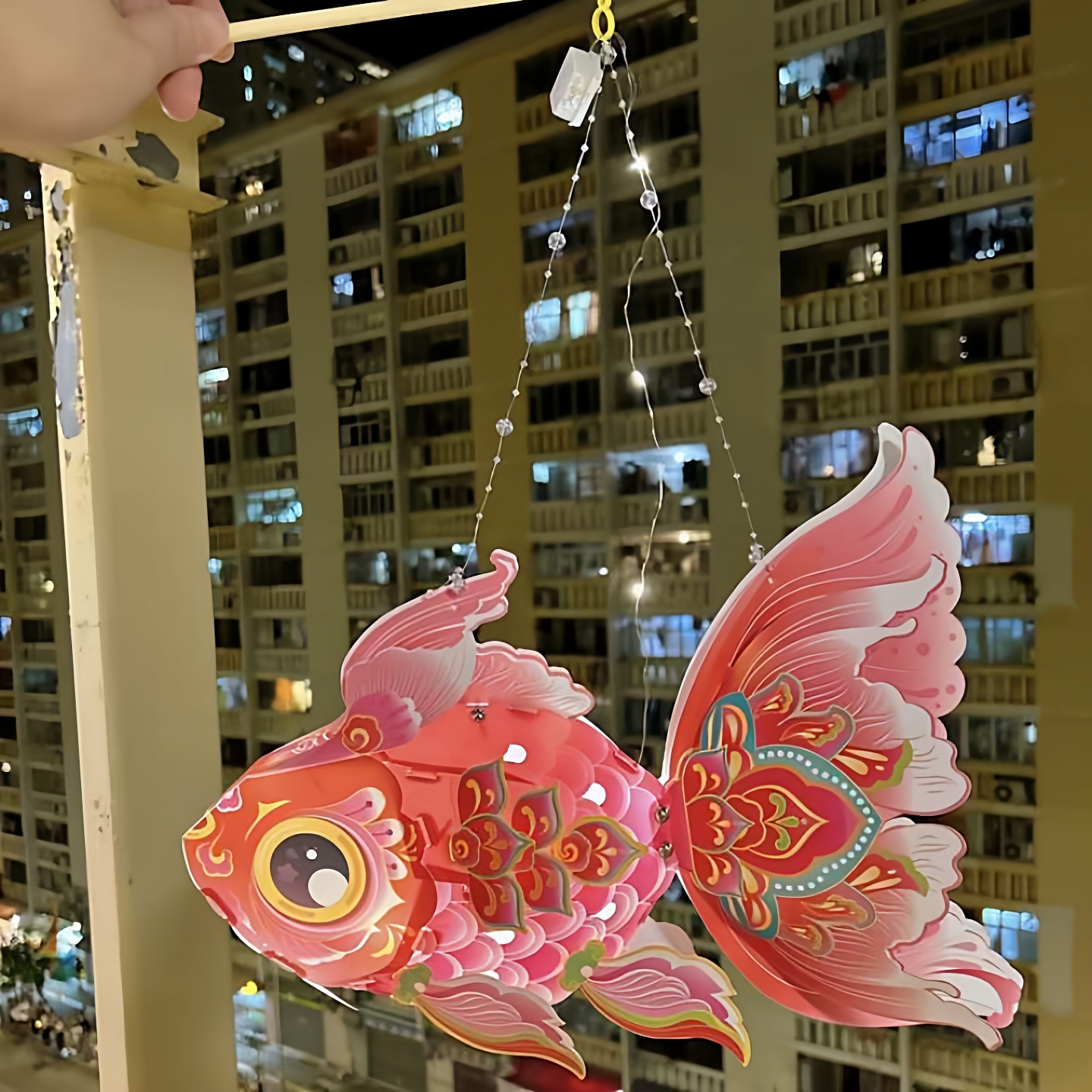 马年新年春节元旦花语鱼灯手工