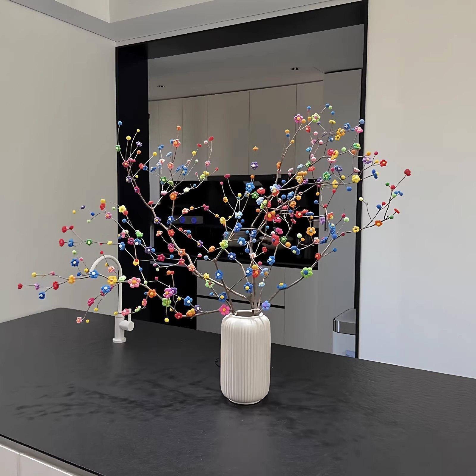 枯木逢春~新年树枝装饰diy手工超轻黏土套装幼儿园过年氛围感布置,玩具/童车/益智/积木/模型,手工创意粘贴类,淘宝优惠券,粉丝福利购,淘宝优惠卷