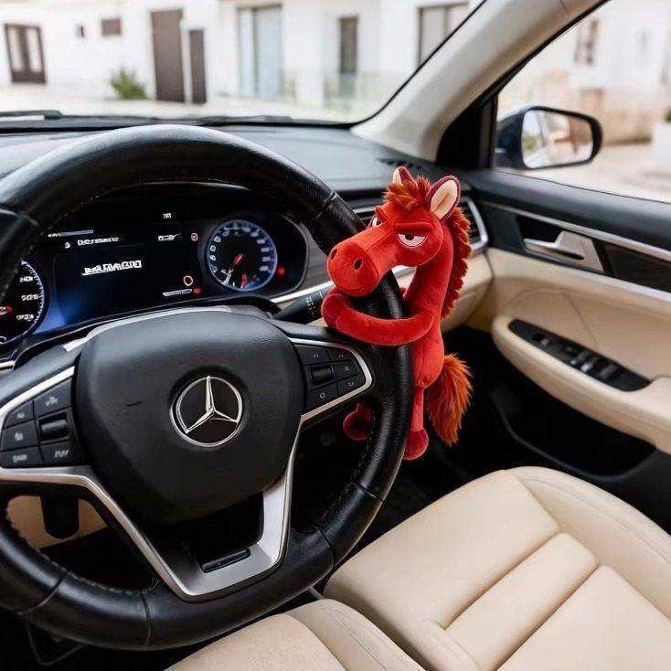 本命年红色小马挂件新年汽车中控台装饰车载吉祥物公仔送朋友礼物,节庆用品/礼品,挂饰/生肖挂饰,淘宝优惠券,粉丝福利购,淘宝优惠卷