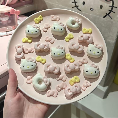 Kitty汤圆模具手工翻糖厨房硅胶