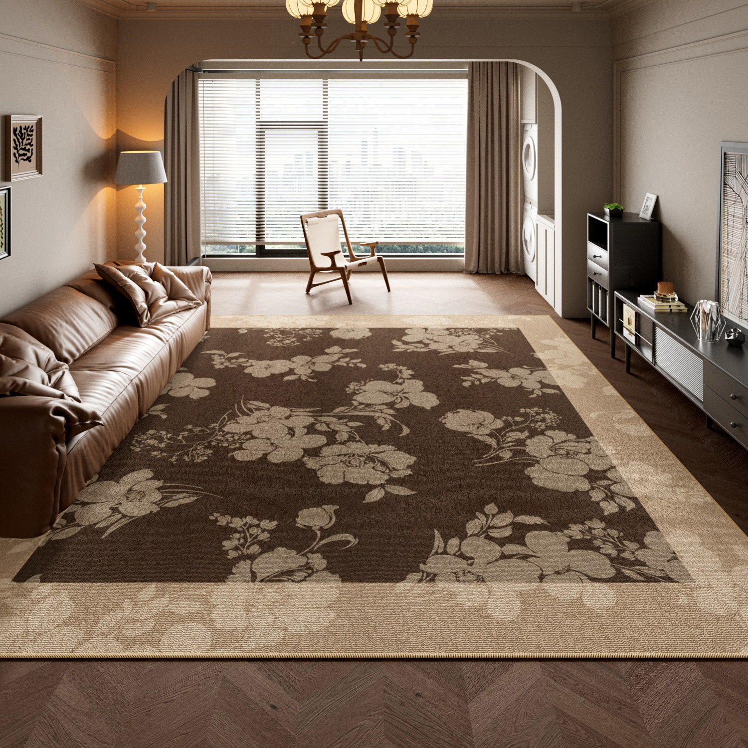 2025新款法式复古客厅地毯