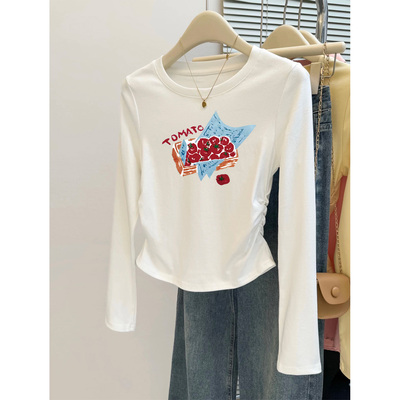 【好货推荐】纯棉高腰短款长袖