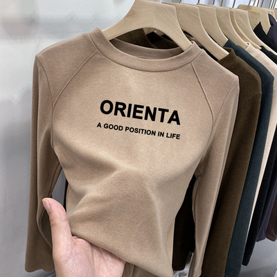 【赠运费险】儿童字母印花打底衫