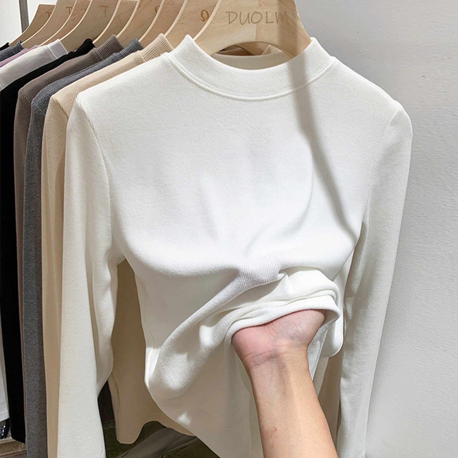 女大童德绒打底衫内搭秋冬加厚秋衣男童半高领儿童长袖白色上衣服,童装/婴儿装/亲子装,T恤,淘宝优惠券,粉丝福利购,淘宝优惠卷