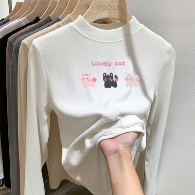 【卡通印花】童装德绒打底衫内搭