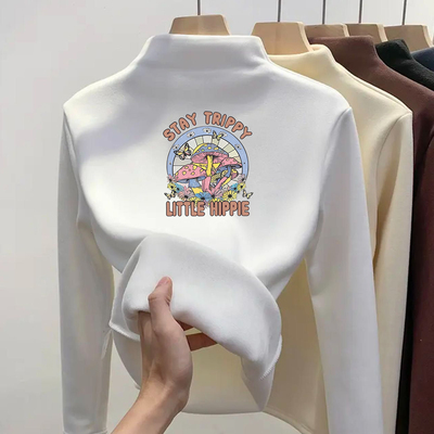 【好货推荐】半高领德绒打底衫