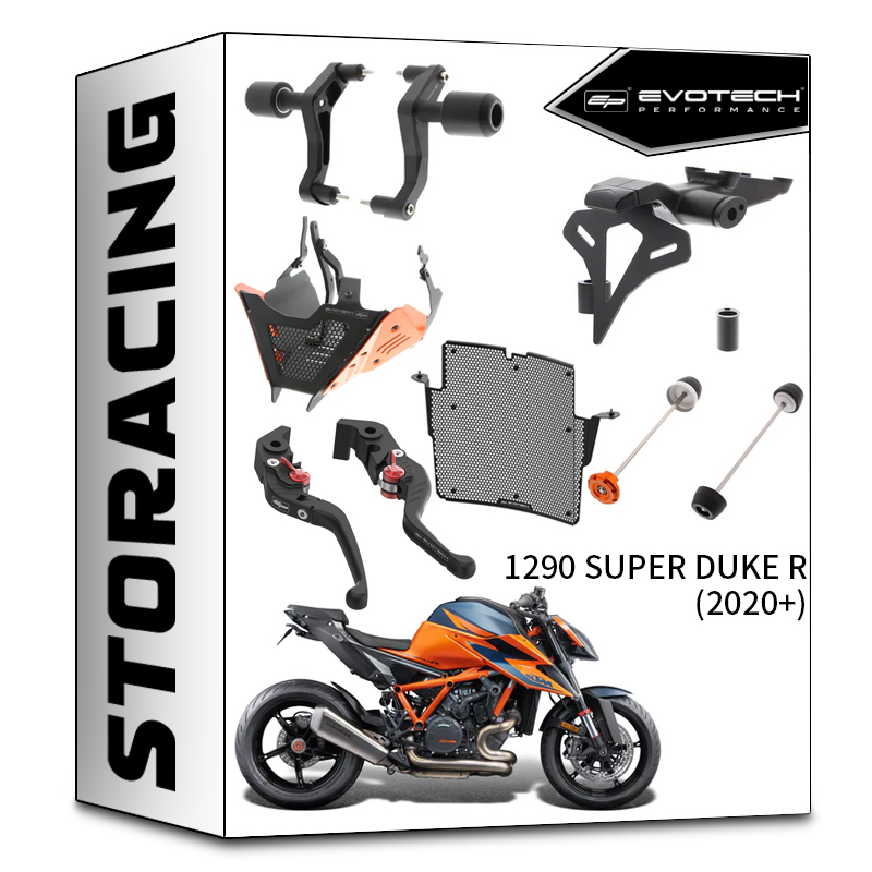 现货EP改装KTM 1290 SDR前后车身防摔球底盘水箱护网牛角护弓短尾