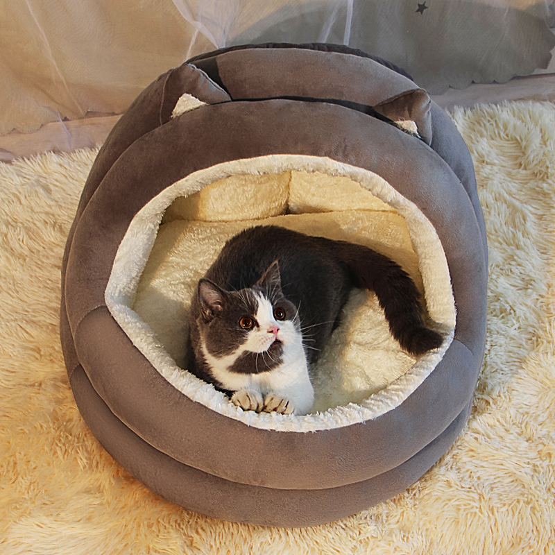 猫窝冬季保暖封闭式冬天猫屋