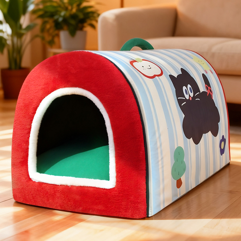 狗窝冬天保暖封闭式狗屋可拆洗