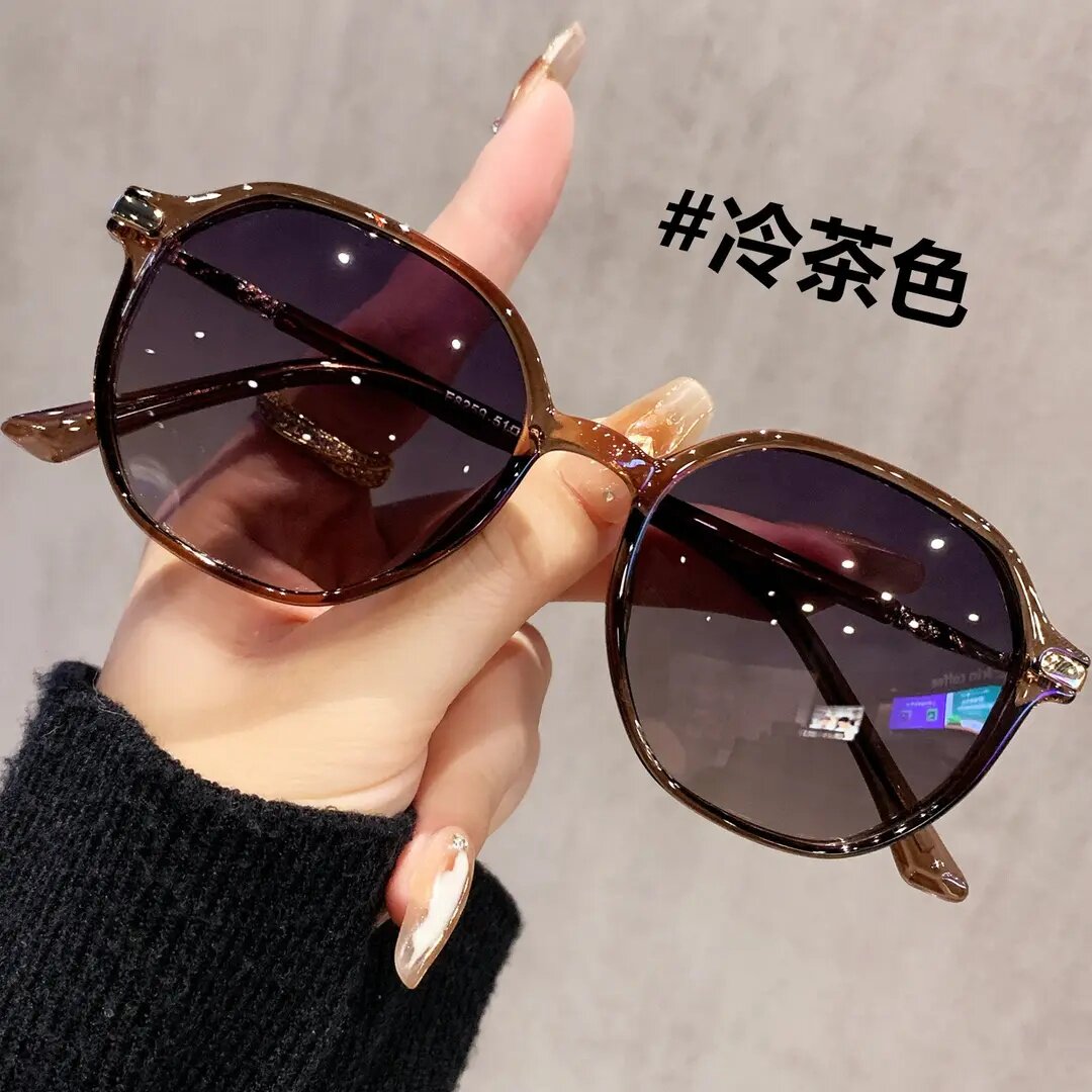 女大框显小脸防紫外线太阳镜