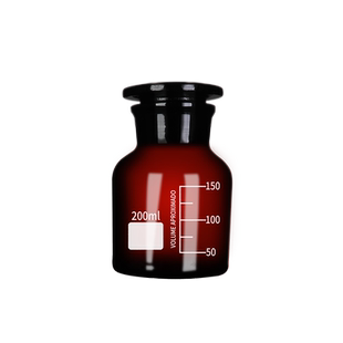 翌哲200ml硫化物样品瓶水质取样瓶磨口具塞棕色样品瓶玻璃瓶 HJ-1226-2021水质酸化硫化物鉴定采样瓶