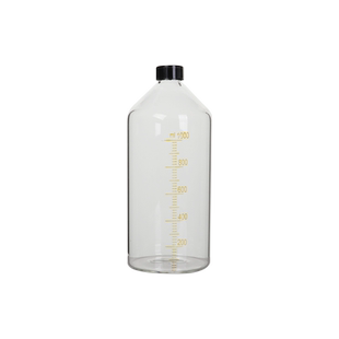 玻璃血清瓶螺口刻度试剂瓶5 10 15 20 25 50 100 150 200 250 500 1000ml样品瓶可放有机溶液 耐腐蚀实验耗材