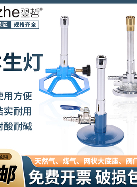 包邮翌哲便携式本生灯煤气铜喷灯丙烷灯实验室美式天然气喷灯喷头