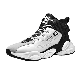 春季内增高男鞋10cm高帮户外休闲运动鞋男士增高鞋8cm气垫跑步鞋