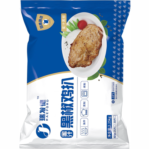 瑞发德 蓝标 黑椒鸡扒2.25kg*4袋
