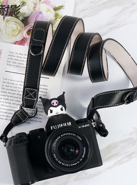 耐影 快拆相机肩带仿皮便携适用于佳能R10 R50尼康Z30 Z50索尼ZVE10富士XS20 XS10微单单反复古时尚单肩斜跨