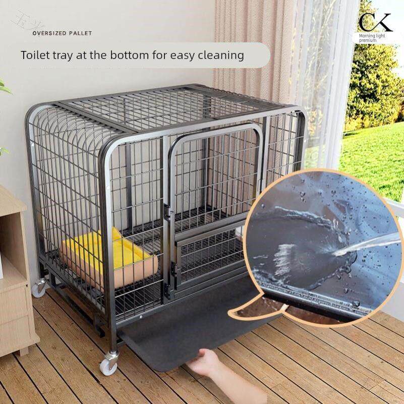 狗窝四季通用可拆洗室外四季豪华别墅狗笼子小型犬带厕所分离宠物