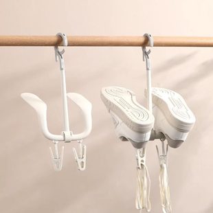 子神器 旋转阳台家用 创意可晾鞋 架收纳晒鞋 架双钩多功能防风挂鞋