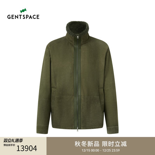 GENTSPACE2025年秋冬新品男士皮毛一体皮衣