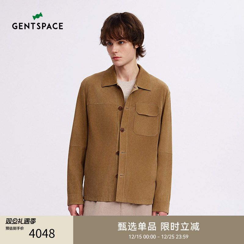 GENTSPACE2025春夏男士皮衣夹克