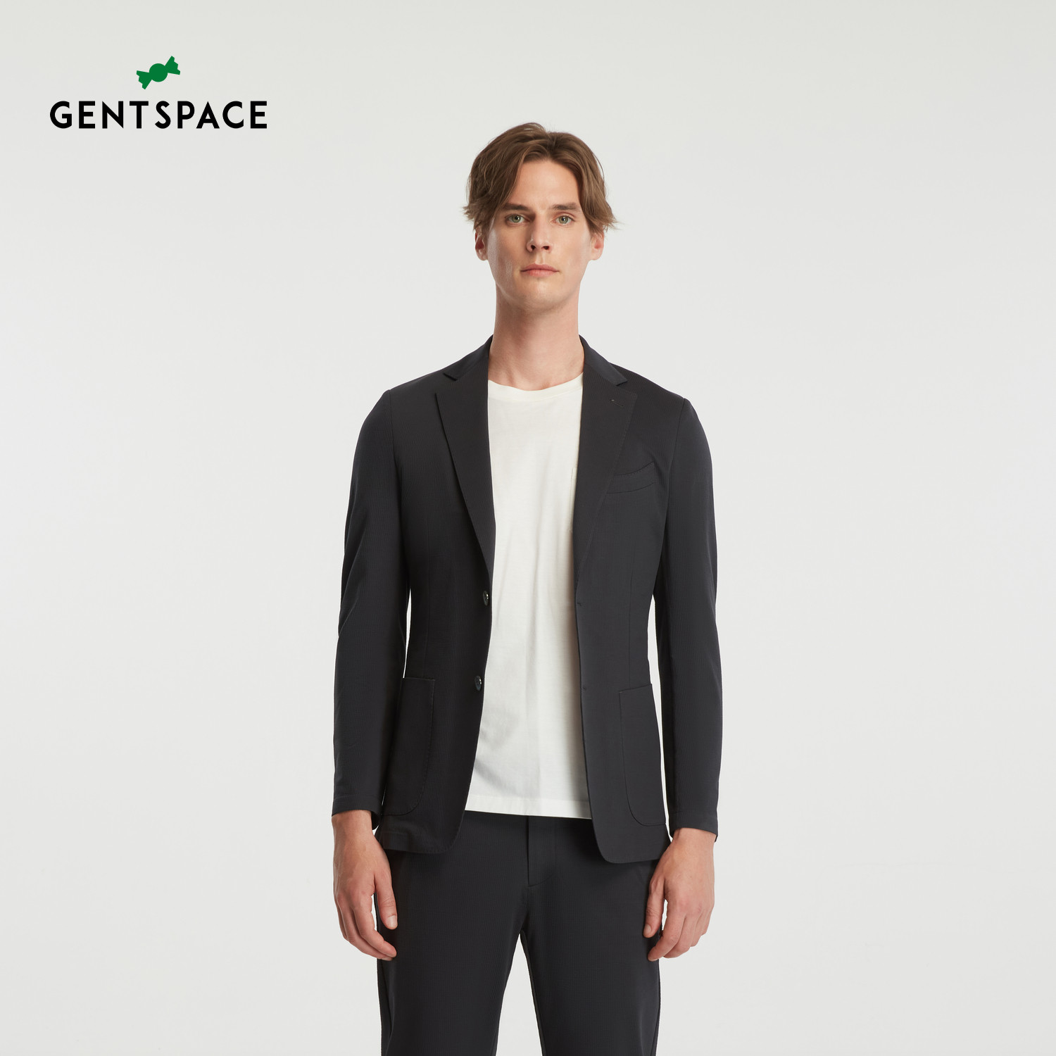 【商场同款】GENTSPACE 春季新款泡泡纱肌理套装西服外套男士,男装,休闲西服,淘宝优惠券,粉丝福利购,淘宝优惠卷