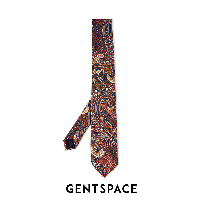 GENTSPACE深红色商务领带