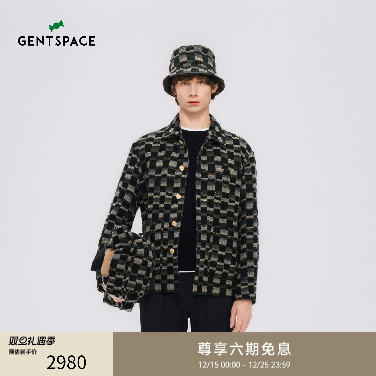 GENTSPACE2025年秋冬新品男士休闲衬衫夹克