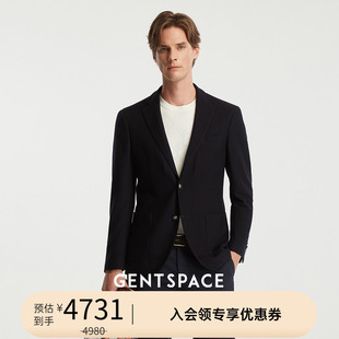 西服外套 单排二粒扣平驳领单西薄款 2024春夏新品 GENTSPACE