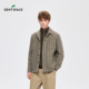 GENTSPACE秋冬新品 羊毛复古格纹夹克外套 男士