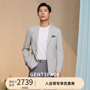 GENTSPACE春夏新品 商务休闲单西西服西装 单排扣修身 男士 外套