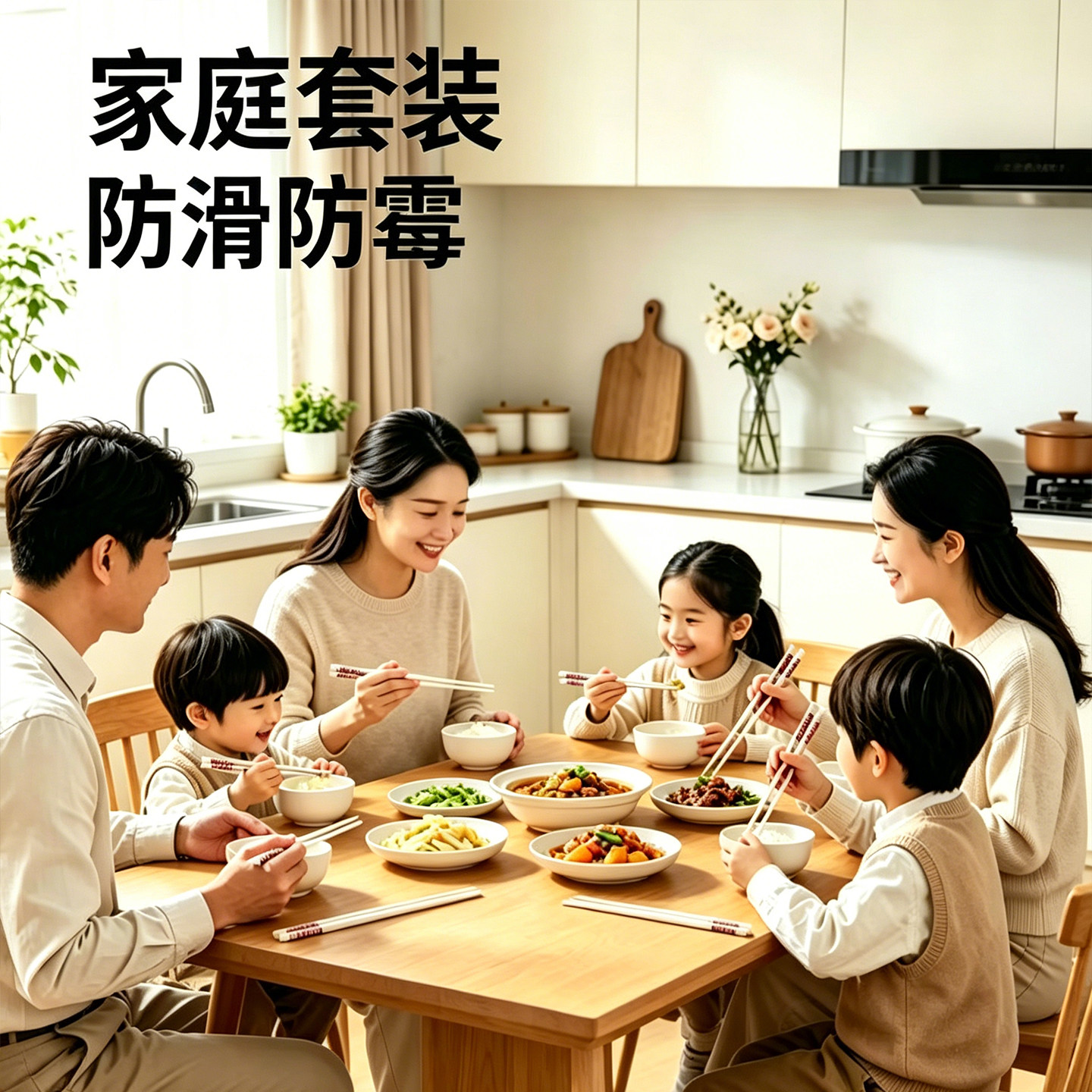 家庭套装防滑防霉可高温消毒