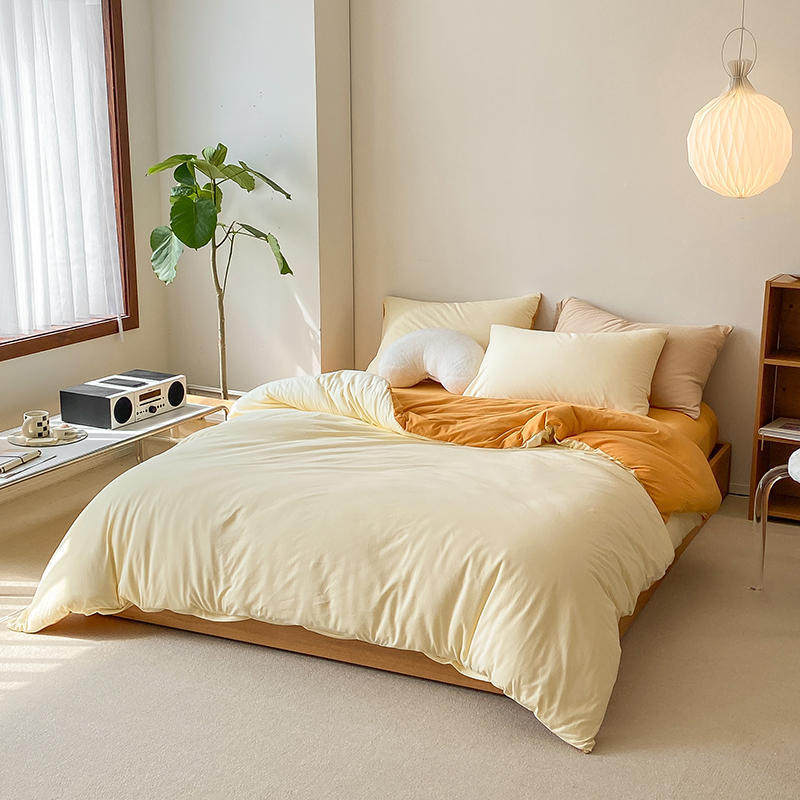 A类棉天竺棉四件套裸睡简约超柔100亲肤针织棉被套床上用品一件,床上用品,床品套件/四件套/多件套,淘宝优惠券,粉丝福利购,淘宝优惠卷