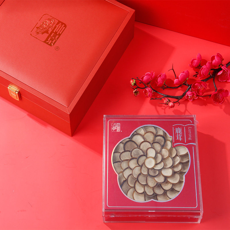 仲景鹿茸干20g鹿茸片白粉粉片礼盒男性泡酒送礼