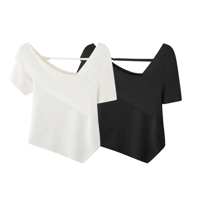 2025夏季新款修身显瘦短袖T恤