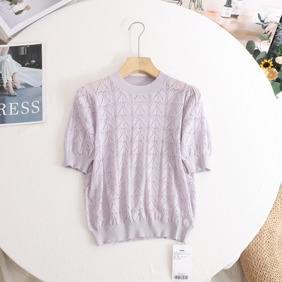 时尚百搭简约慵懒风设计感针织衫